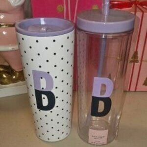 Kate Spade "B" drinkware